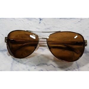 Vera Bradley Sunglasses Cassity Happy Bloom Gold Floral 58-12-135 FRAMES ONLY